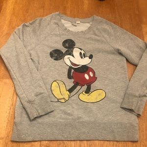 Disney Mickey Mouse sweatshirt very good cond Sz S